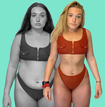 GLP-1 weight loss transformation woman before and after results