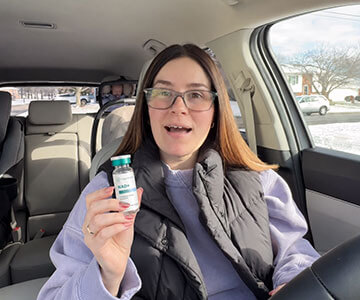 Sarah sharing her experience with personalized NAD+ treatment