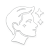 Skin and wellness icon representing healthy aging and skin vitality